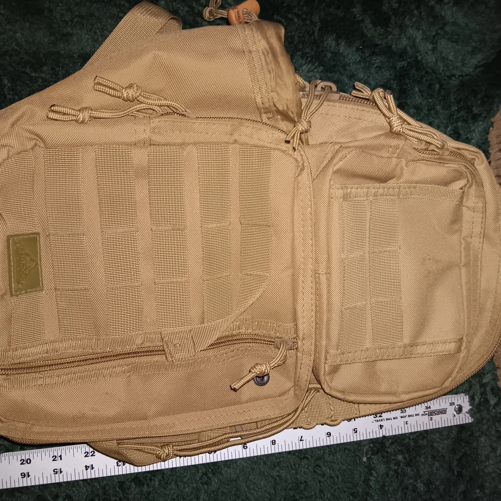 Tan Tactical Backpack - Picture 2 of 6
